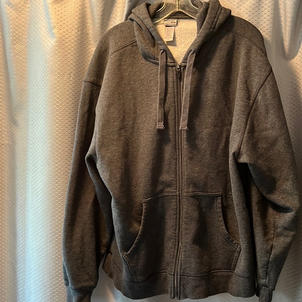 Men’s large champion sweatshirt. Quite warm.